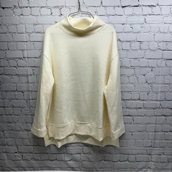 Anthropologie Maeve Cream funnel neck sweater size Small - Picture 2 of 10